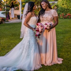 Beautiful champagne blush jovani dress